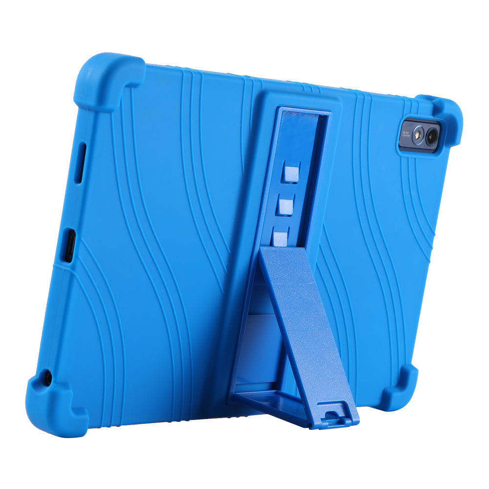 For Lenovo Tab M10 5G Silicone Protective Case Folding Kickstand Tablet Anti-drop Cover For Lenovo Tab M10 5G Silicone Protective Case Folding Kickstand Tablet Anti-drop Cover